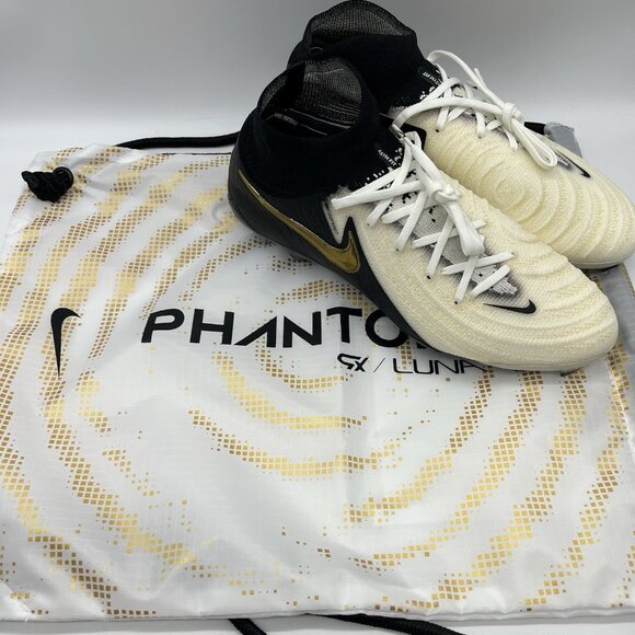 Nike Phantom Luna 2 II Elite FG Soccer Cleats White Black Men\'s 6.5 FJ2572-100 main image 5